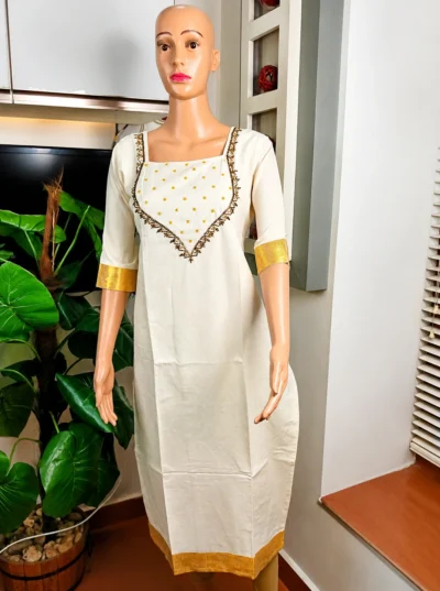 LYLAK Onam Grace Cotton Top with Cotton Lining -LYK 7153