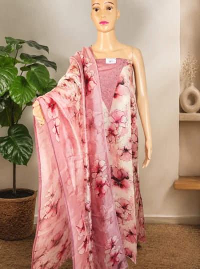 Floral Grace Organza Salwar Set -LYK 7119