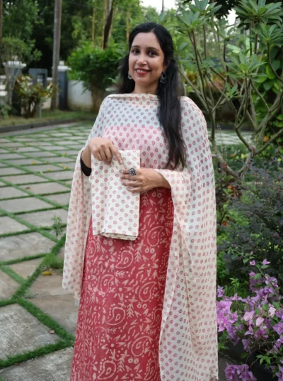 Semi Tasar Elegance Salwar Material -LYK 7220