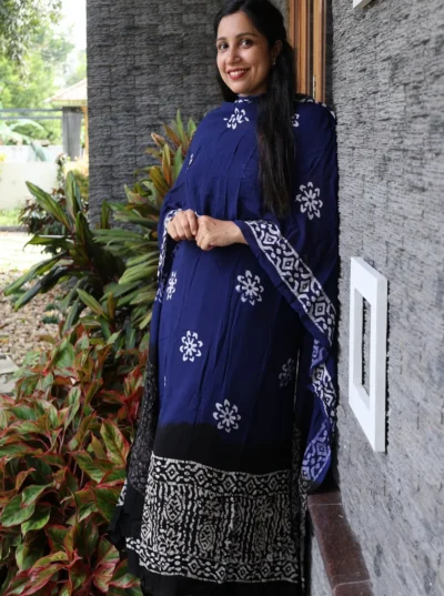 Premium Viscose Georgette 3-Piece Salwar Material – LYK 7229